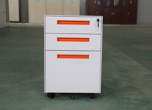 Wholesale RAL 3 Drawer Mobile Pedestal Cabinet Steel 0.5-1.0mm Thickness from china suppliers