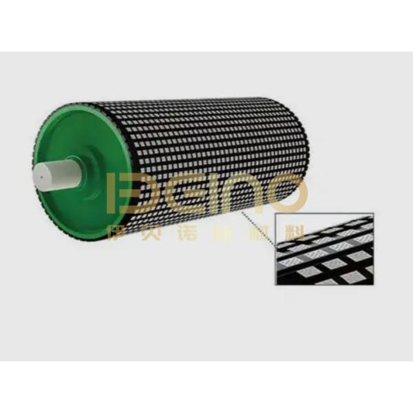 Ceramic vulcanized rubber roller lagging Ceramic Lagged Pulleys 5X Longer Life than Rubber Lagging for Heavy-Duty Conveyors