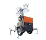 Outdoor Mobile Lighting Tower Kubota Diesel Engine Manual Mast 9m