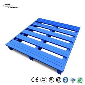 Wholesale High Quality Metal Pallet Manufacturers 4 Way Iron Power Coat Two Way Steel Pallet Sold Well from china suppliers