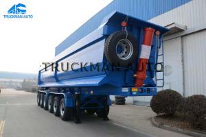Wholesale Mining Dump Semi Trailer 80-100 Tons 6 Axles High Strength Buckets Size 40cbm from china suppliers