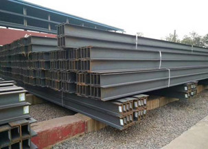 ISO9001 ASTM A36 28mm Q345 Steel Beam Column , H Section Steel Column