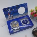 DIY Amazing Love Wish Pearl Gift Oyster Pendant Necklace with Blue Color Box
