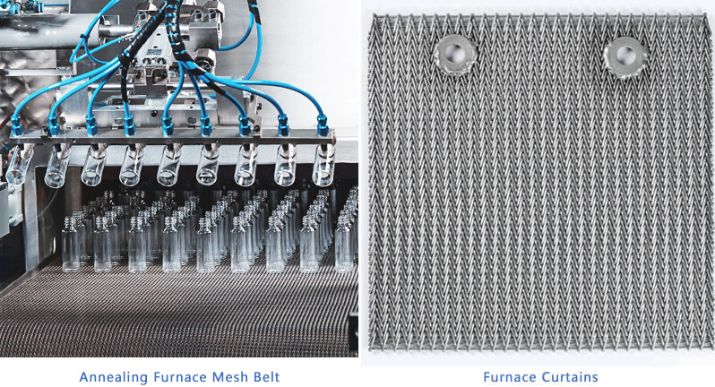 Honeycomb Eye Link Chain Plate Compound Balanced Weave Belt For Fiber Products