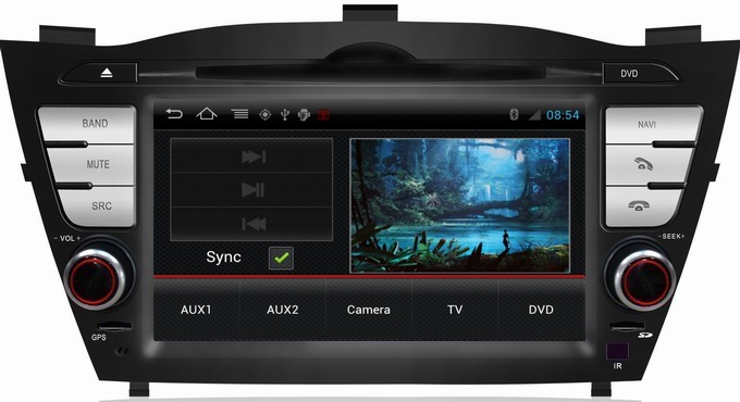 Ouchuangbo Car Navigation 3G Wifi iPod DVD Radio Player Hyundai IX35 2010 with S150 Android 4.0 System OCB-047C