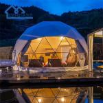 Waterproof Glamping Geodesic Eco Dome Tents Weatherproof Pvc House Tent