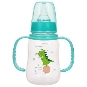 Wholesale PP Arc Newborn Baby Feeding Bottle 5oz 130ml Double Handle from china suppliers