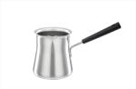 Middle east type stainless steel silver milk cup with lid and stainless steel