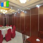 Sliding Door In Banquet Hall Wood Room Divider Screen Movable Partition Walls