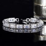 Women's Zircon rhinestone Bracelet high quality classic geometric nail design