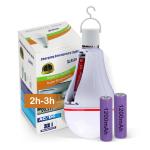 SMD5730 Outdoor Emergency Bulb 20W 2400MAH, 38W, 3600MAH Rechargeable Battery