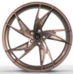 9.5Jx20 And 10.5Jx20 Custom Satin Bronze 2-PC Rims For BMW M2 2016 Year