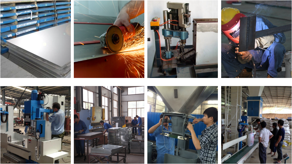 10kg-50kg bag Earth Gypsum Powder Packing Machines With Color Touch Screen