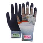 Popalm Unisex Animal Print Garden Gloves 15gauge Latex Palm Coated Work Gloves
