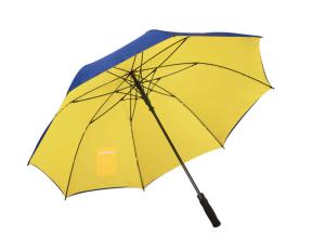 Wholesale Two Colors Sturdy Compact Folding Umbrella Fibreglass Shaft 8 Ribs Prevent Bending from china suppliers