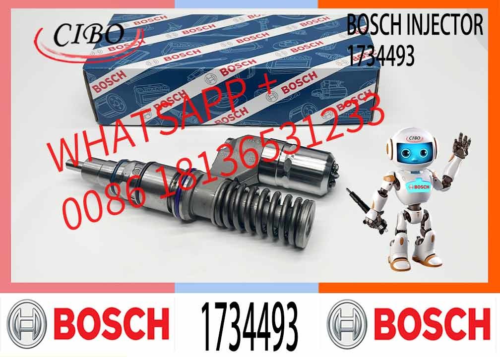 Heavy Truck Fuel Injector 0414701092 1734493 0414701043 1665000Z11 for BOSCH SCANIA Diesel Engine