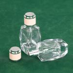 Transparent 50ml Perfume Empty Bottle Square Cut Rhombic 15 Bayonet Cosmetic