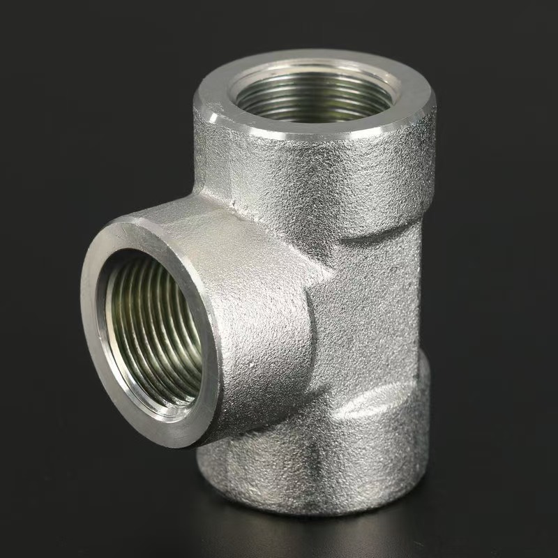 ASTM A564/A564M AMS 5629 13-8Mo 1.4534 S13800 DN6-1200 High Pressure Pipe Fittings with 2000-6000lb Pressure Thread Tee