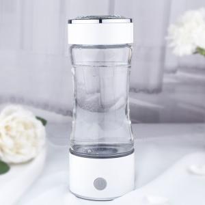 Wholesale USB Charging Hydrogen Water Bottle White / Transparent Color With Rich Electrolysis from china suppliers
