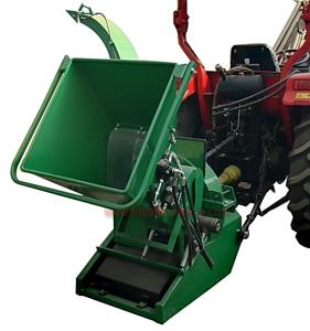 Wholesale 15hp 3 Point Hitch Shredder 45° Cutting Angle Hydraulic Feeding With Shear Bolt from china suppliers