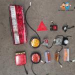 Factory Truck Triangle Reflector License Pate Led Light Lamp Trailer Parts Truck