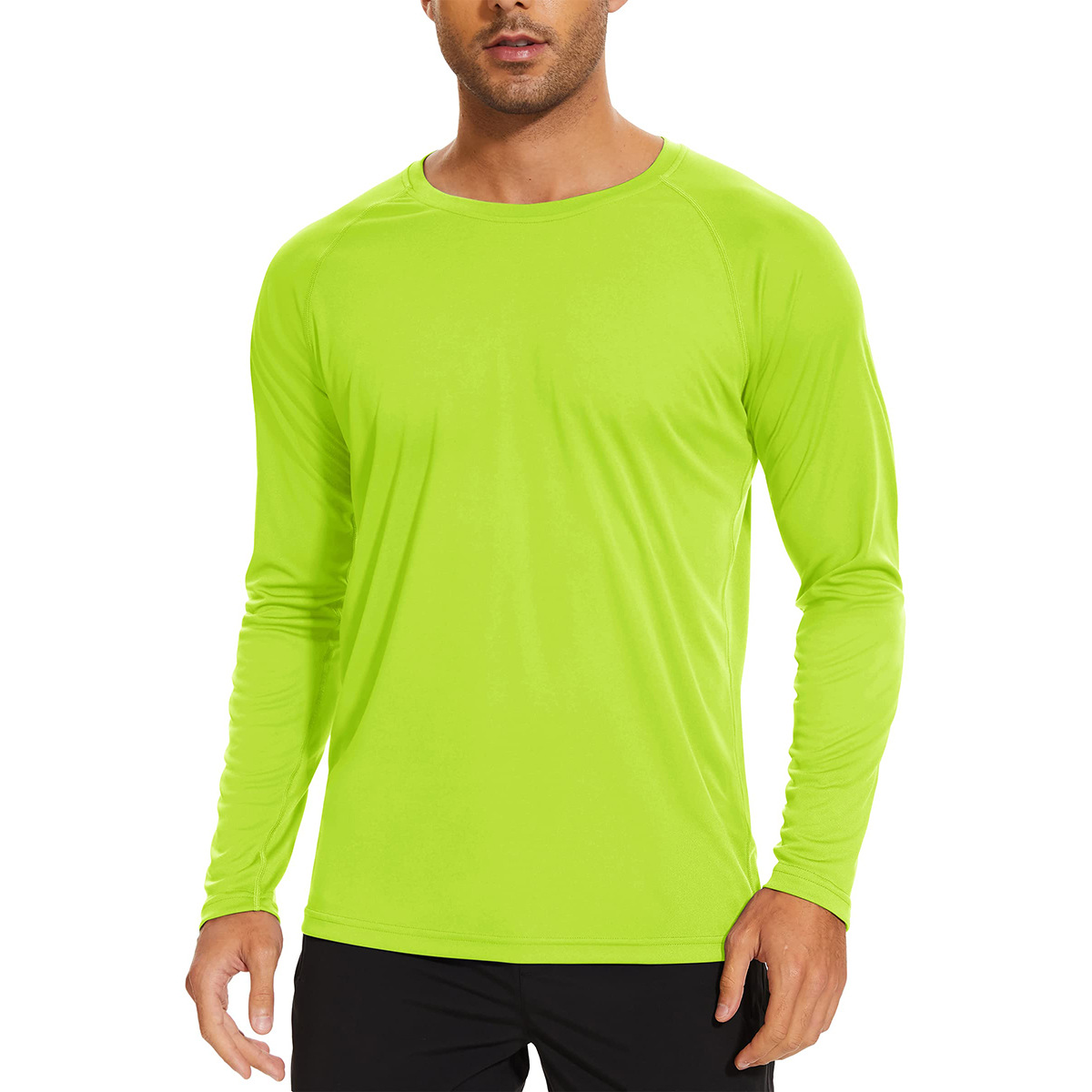 Custom Round Neck Men T-Shirts 100% Cotton Long Sleeve T-Shirt Sublimation Blanks