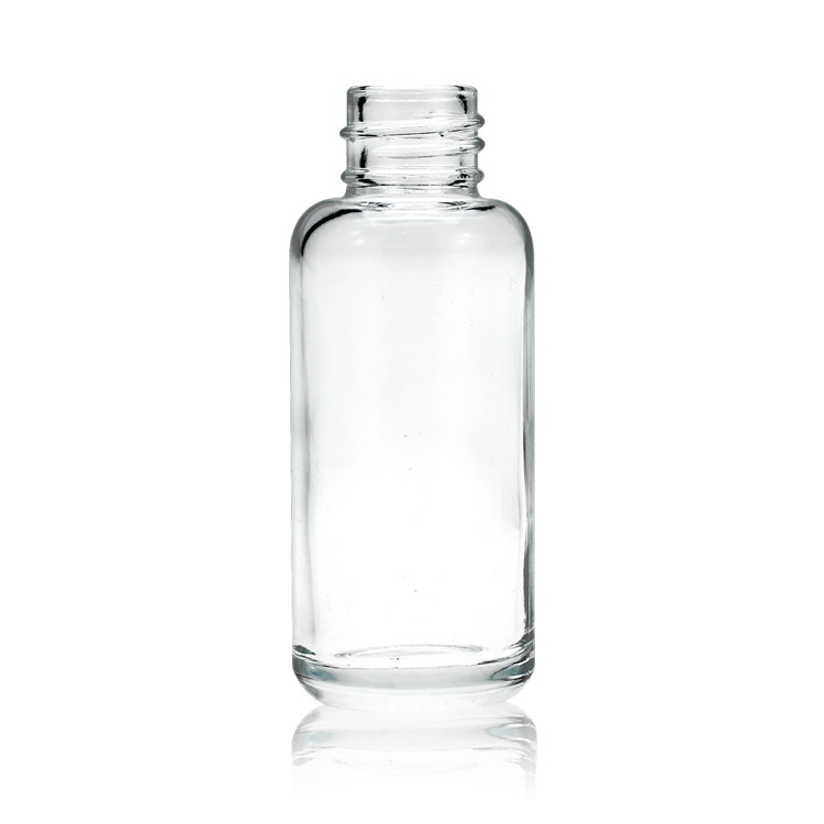 30 Ml Round Glass Cosmetic Liquid Foundation Bottle Perfect Glass Container For Women F129
