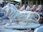 Porch Decoration Odm Marble Lion Statue Stone Carving Sculpture