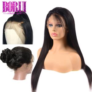 Wholesale Brazilian Virgin Human Hair Wigs , Silk Straight 360 Frontal And Bundles from china suppliers