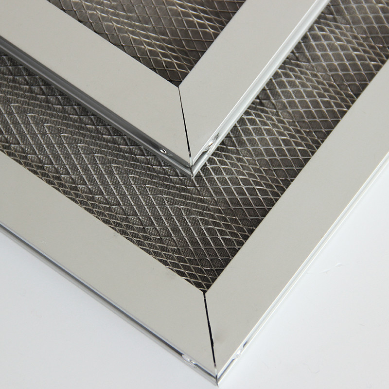 Corrugated Aluminium Air Filter , G2 G3 Air Filter High Efficiency 1 Year Warranty