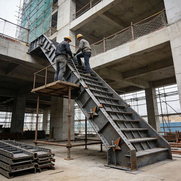 Steel Concrete Step Formwork corrosion resistant With Treated Steel Plates