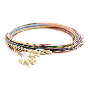 Wholesale Unjacketed Fiber Optic Pigtail 12 Fibers LC/UPC 62.5/125 Multimode Color-Coded from china suppliers