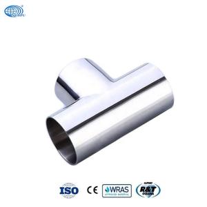 Wholesale SS304 Sanitary Polished Equal Union Tee Fittings Anti Corrosion from china suppliers