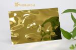 Water Ripple 201 Stainless Steel Decorative Wall Covering Sheets AISI Standard