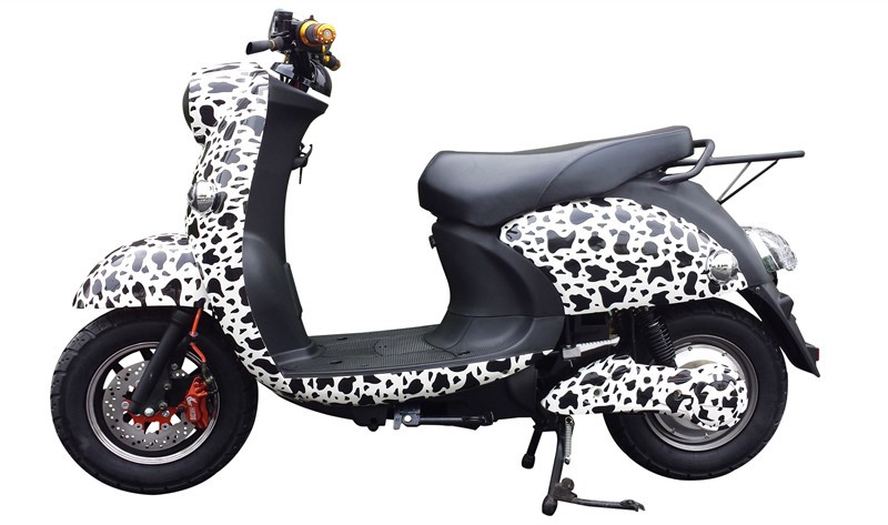 60V20Ah 2000w Electric Motorcycle in Army Green with Front Disc Rear Drum Brake TDX20Z