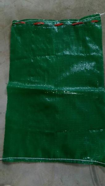 Tearing Resistant Mesh Netting Bags , Mesh Vegetable Storage Bags With Green