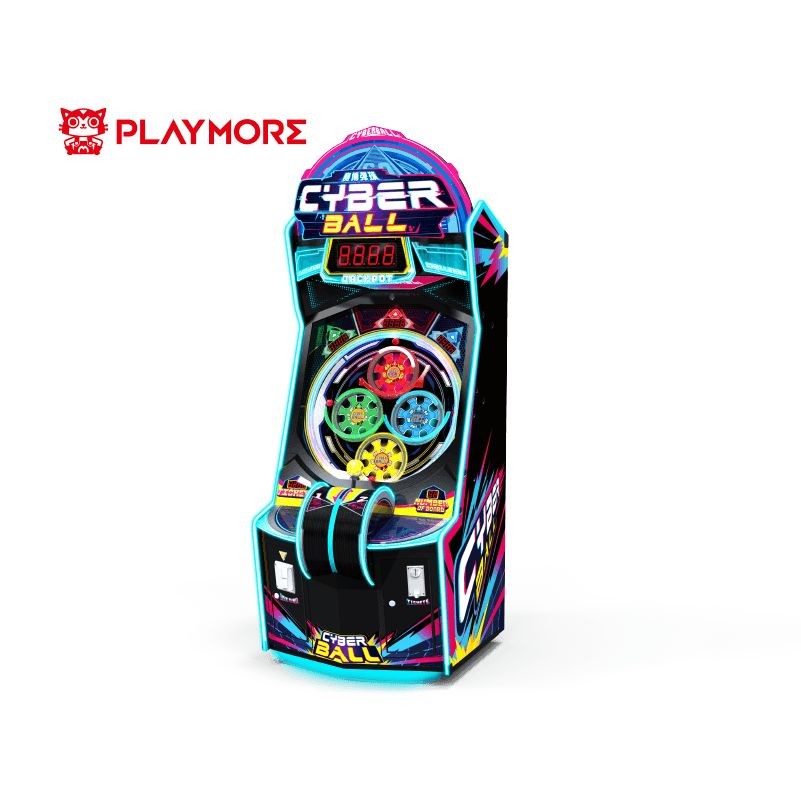 Shooting Cyber Ball One Player Kids Coin Operated Arcade Games For Lease