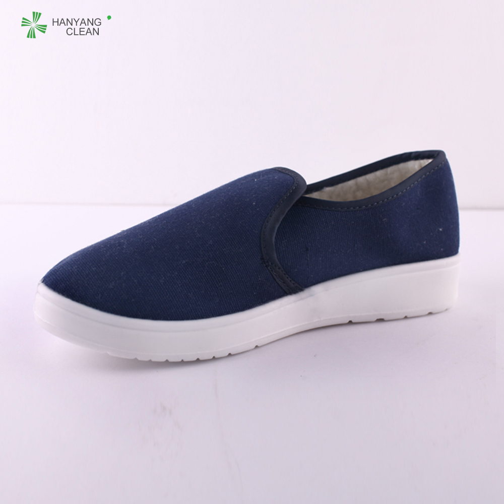 Anti static esd safety pu cotton shoes