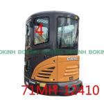 71MH-12410 Hyundai Front Glass Window Left Door Rear Position NO.4 Tempered