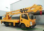 JMC Knuckle Boom Truck Mounted Aerial Work Platform , 18 Meter Bucket Lift Truck