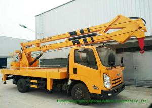 Wholesale JMC Knuckle Boom Truck Mounted Aerial Work Platform , 18 Meter Bucket Lift Truck from china suppliers