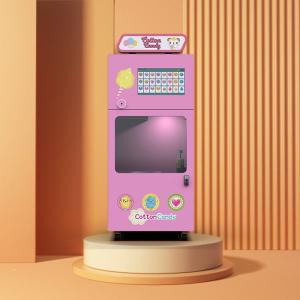 Wholesale Pink Automatic Cotton Candy Vending Machine Wireless Remote Smart Cotton Candy Maker from china suppliers