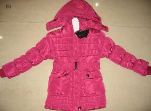 Wholesale Apparel girl's padding jackets stock(coats,tops,children's clothing,children's garments,jackets stocks) from china suppliers