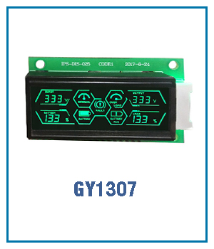 7 Segmental Digital Solar Inverter LCD Display Screen Black VA -20-70C with and Driver IC CS1621