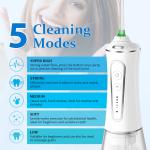 Black Cordless Dental Flosser Electric Dental Oral Irrigator Portable Water