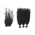 9A Non - Remy 100 Percent Virgin Malaysian Hair Water Wave Lace Frontal Closure