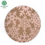 Natural Printed Cork Coasters for Table Protection and Planet Preservation