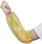 White PE Disposable Oversleeve 18 Inch Sleeve Protectors For Arms