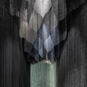 Wholesale Semi Private Rectangular Aluminium Chain Door Fly Screen Curtain For Doorways from china suppliers