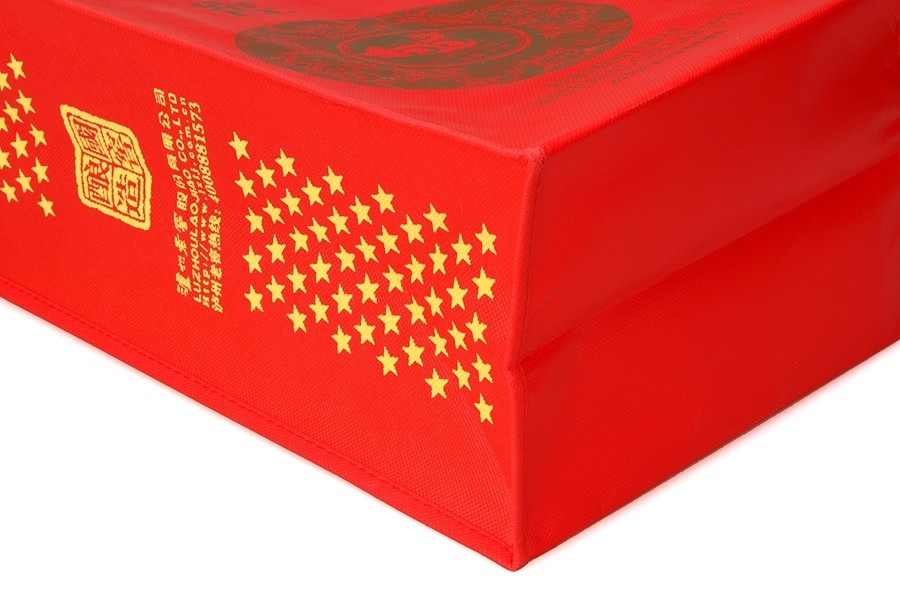 Competitive price promotional custom logo printing non woven bag with a sturdy handle
